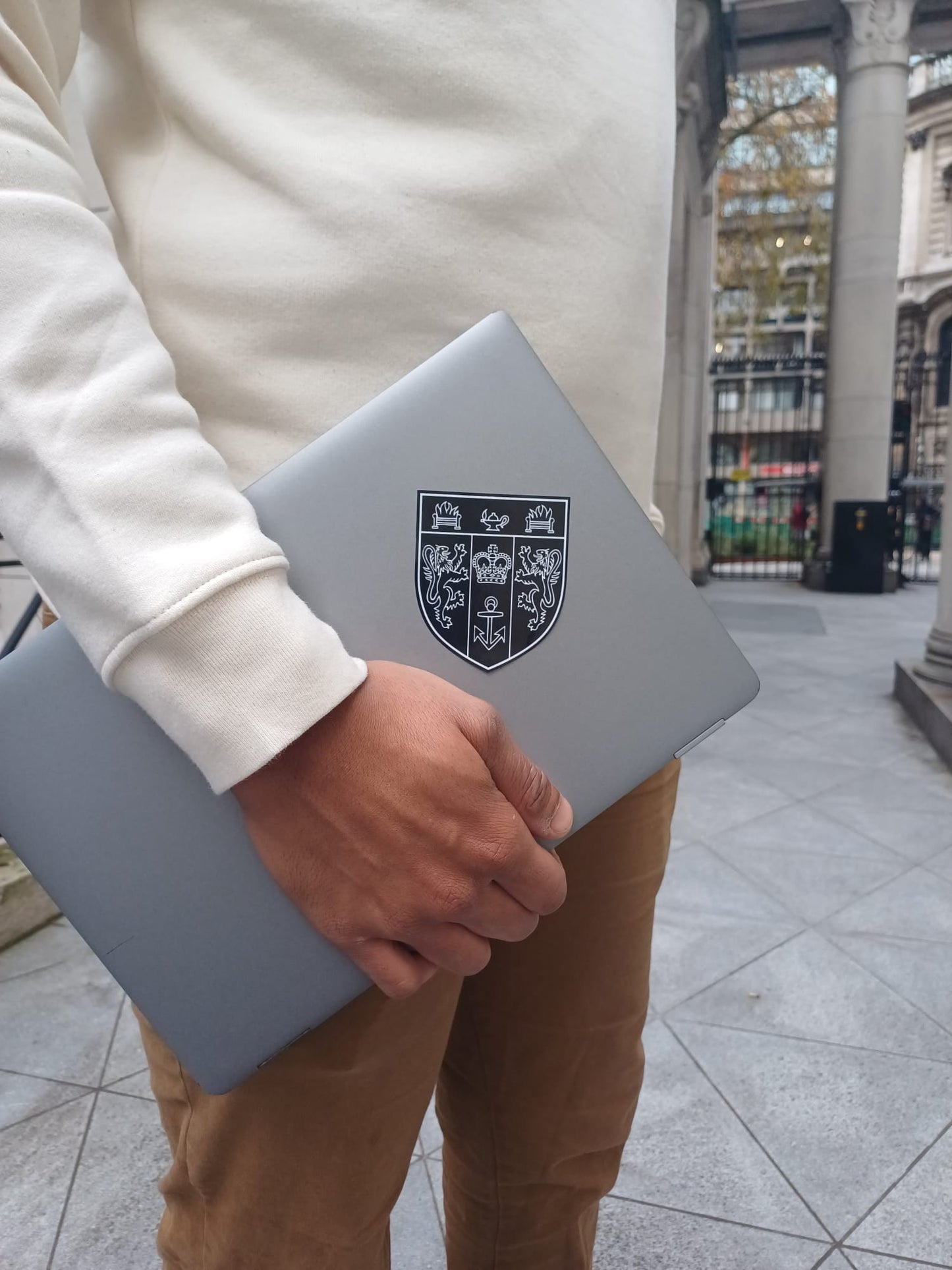 Kings College London Crest Sticker Black