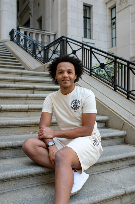 King's College London Shorts in Natural Raw