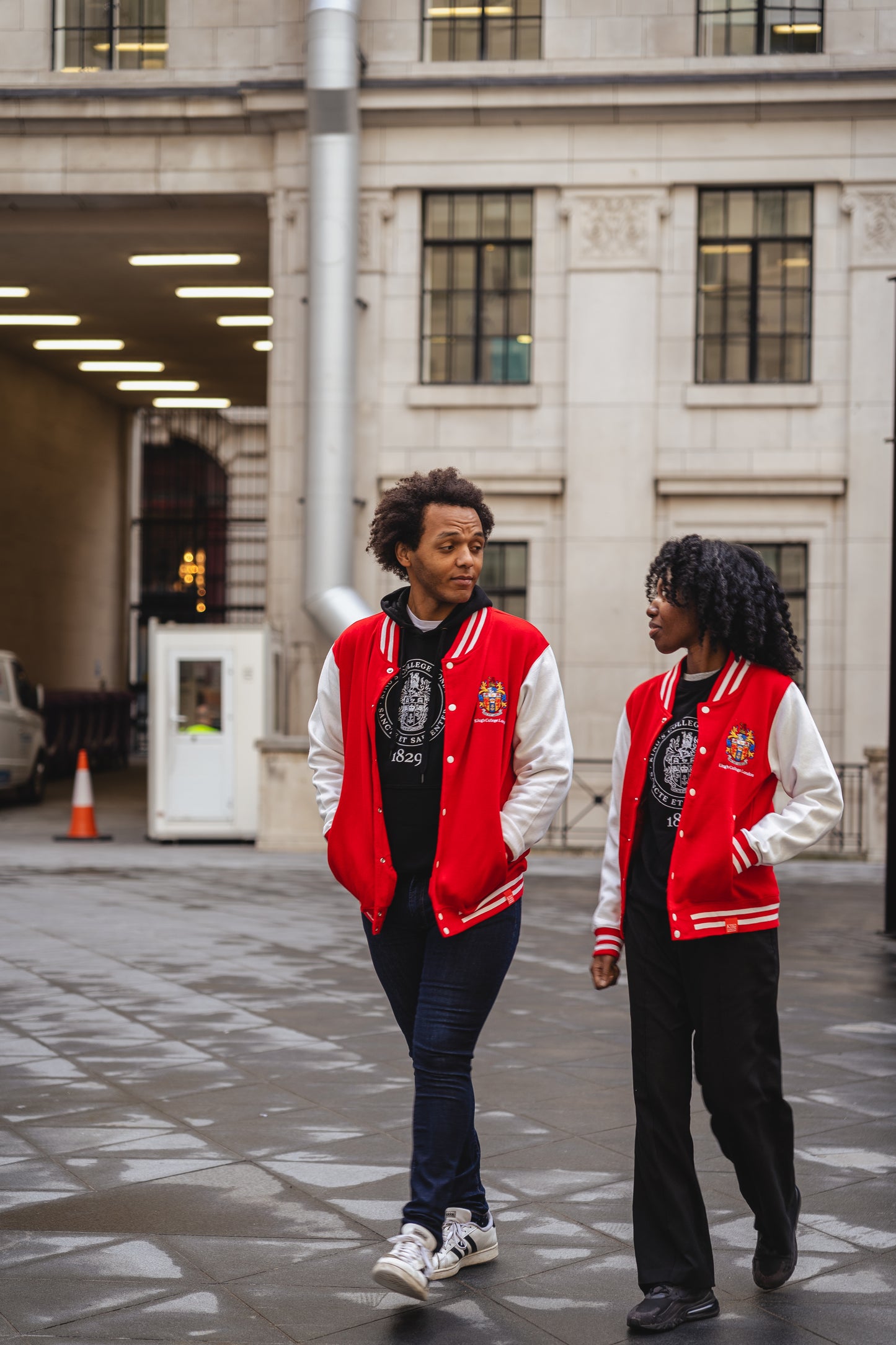 Kings College London Varsity Jacket Red