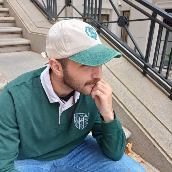 King's College London Baseball Cap Cream/Green
