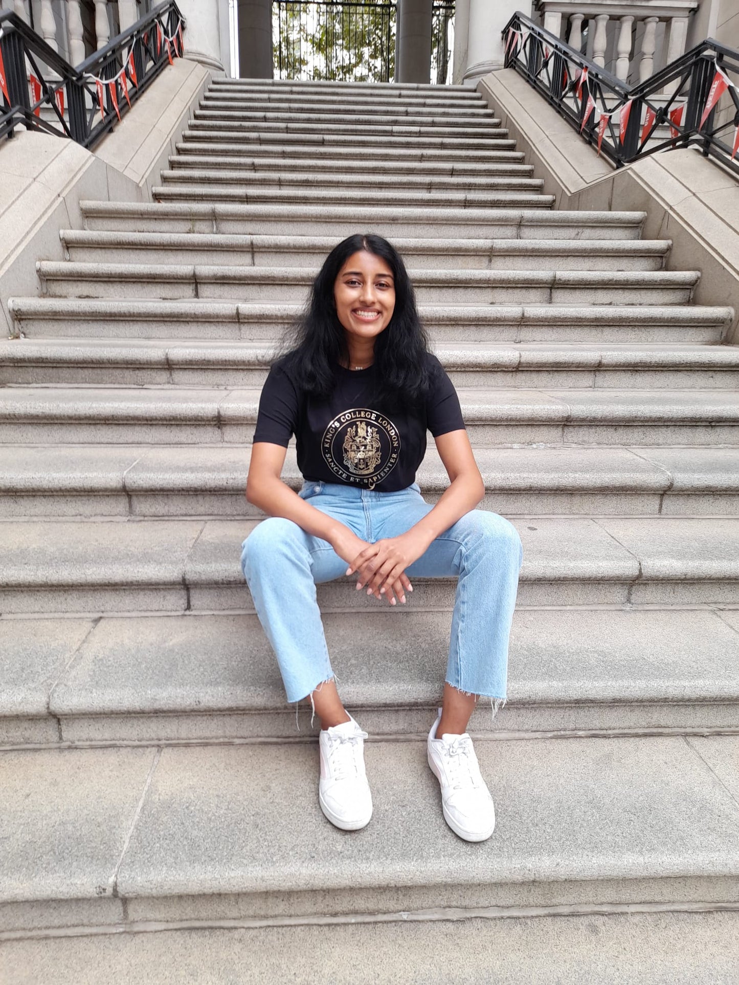 King's College London Limited Edition T-shirt in Black and Gold