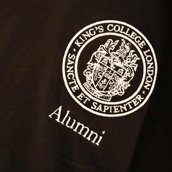 King's College London Sustainable T-shirt Alumni-Black