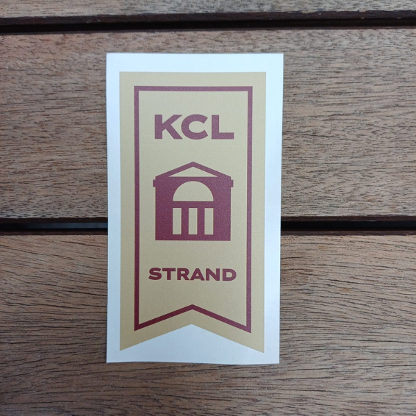 King's College London Strand Flag Sticker