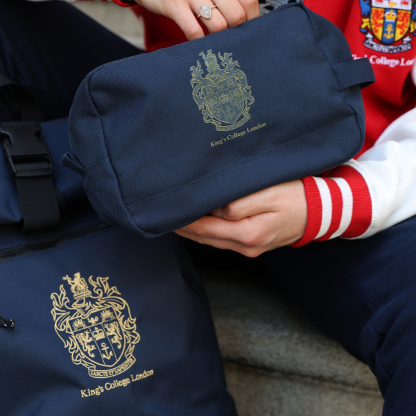 King's College London Washbag Navy
