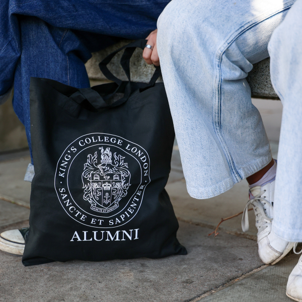 King's College London Organic Alumni Tote in Black