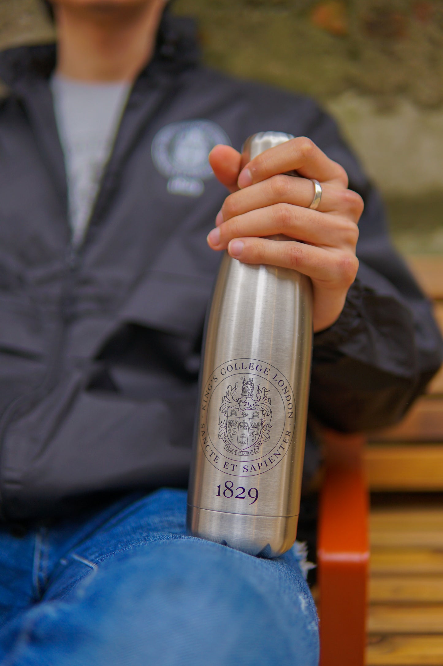 King's College London Stainless Steel Water Bottle