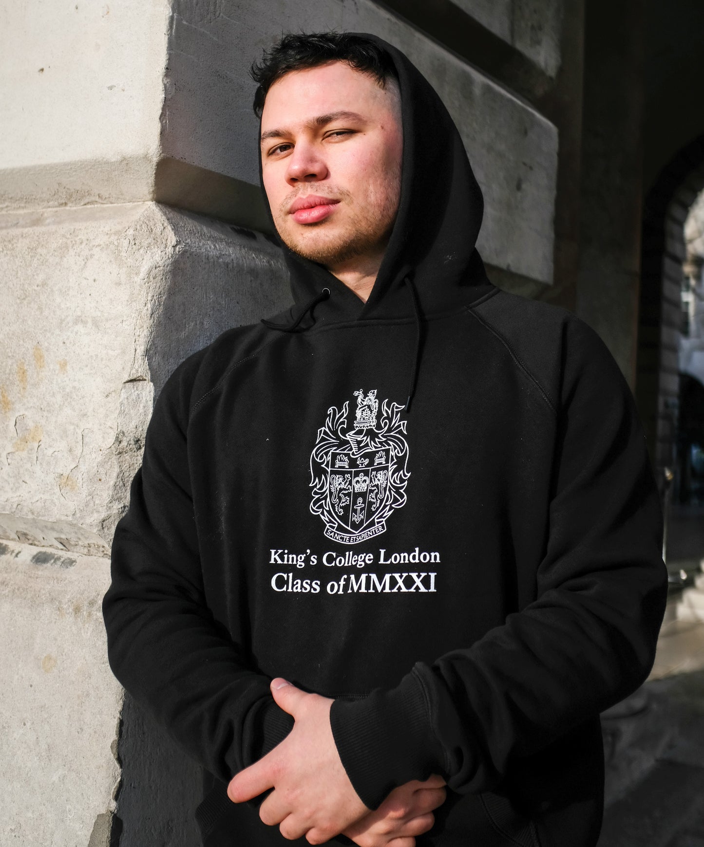 King's College London Class of 2021 Graduation Hoodie in Black