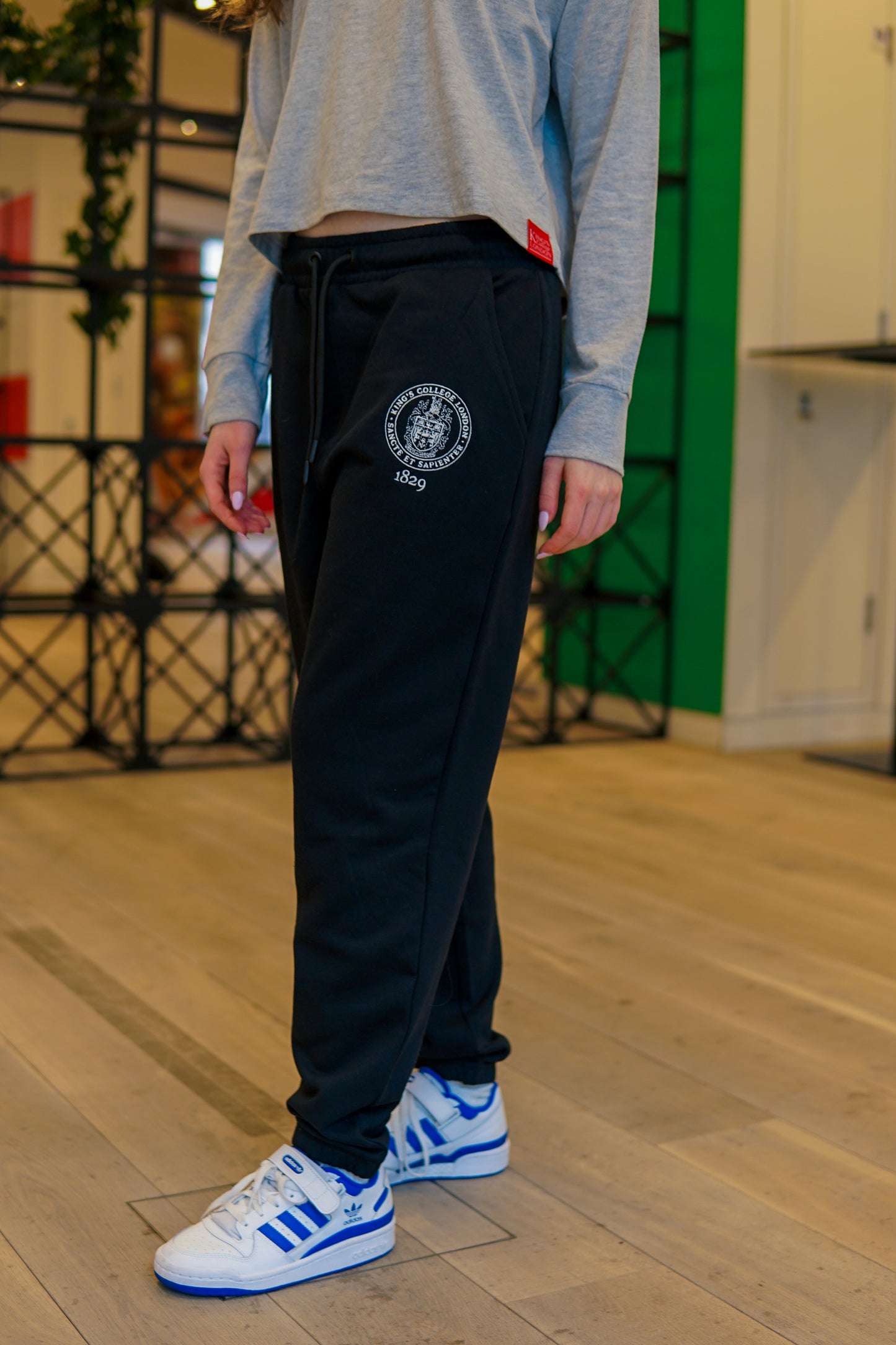 King's College London Sustainable Joggers in Black