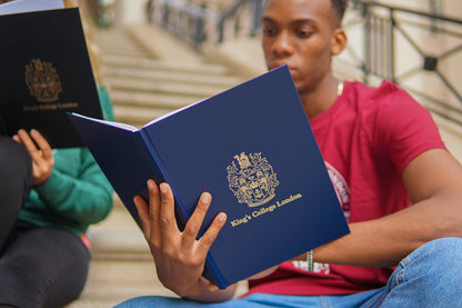 King's College London Crested Hardback Notebook