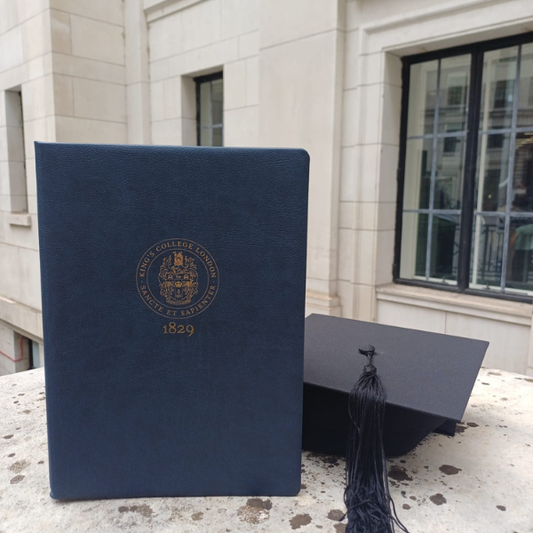 Kings College London Luxury Certificate Holder in Navy