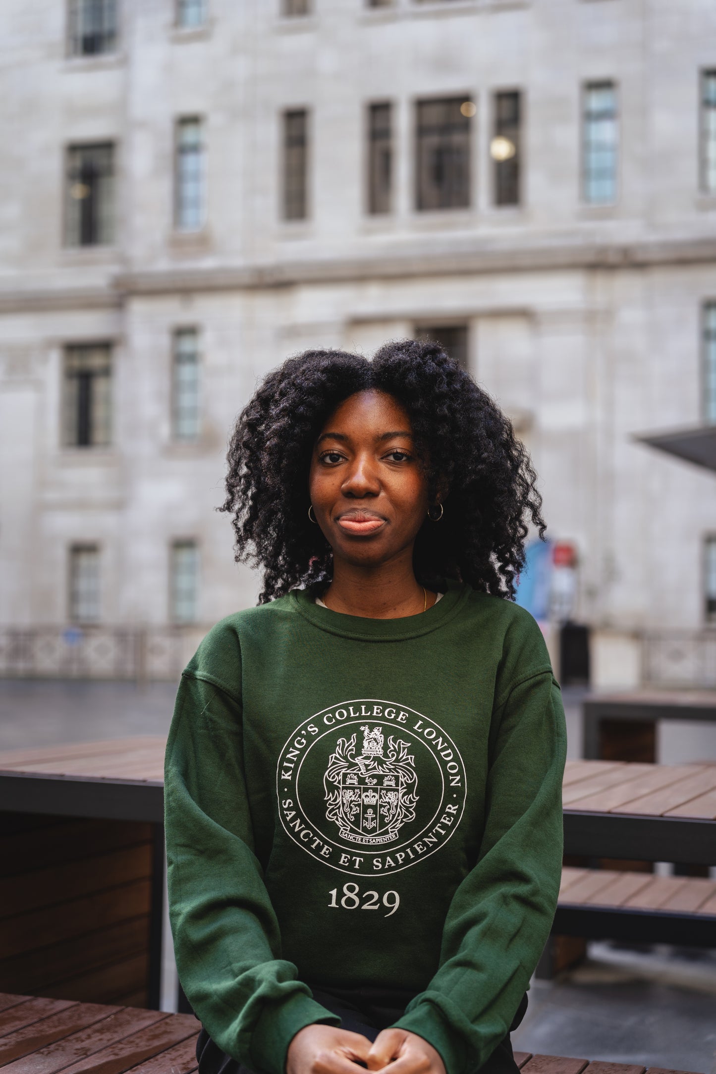 King's College London Everyday Sweatshirt in Green