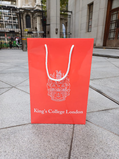 King's College London Gift Bag in Red