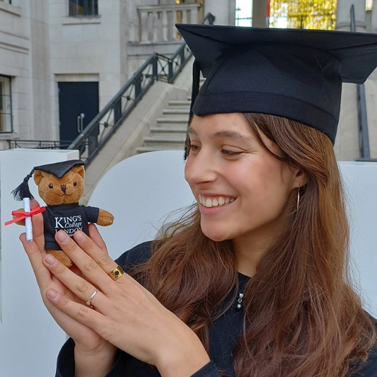 King's College London Grad Keyring Bear
