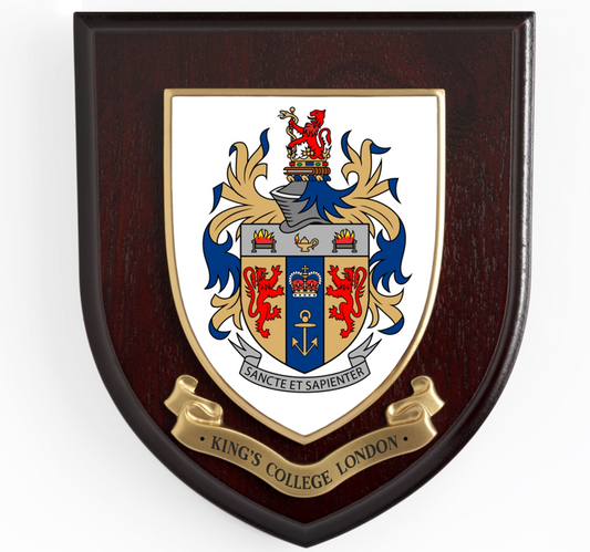 King's College London Wooden Shield