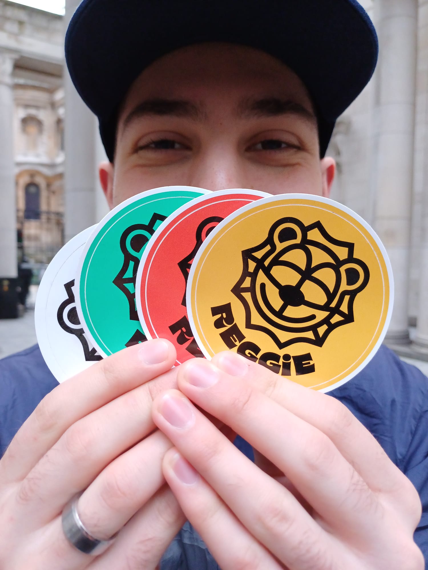 Reggie Sticker King's College London Reggie Mascot Sticker – The Union Shop