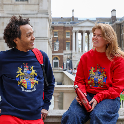 King's College London Full Colour Crest Sweatshirt in Red