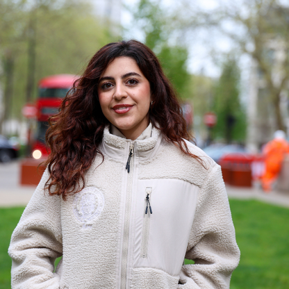 Kings College London Fleece in Sand