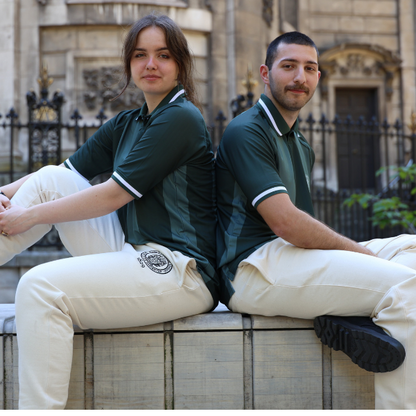 Kings College London Relaxed Fit Joggers in Natural