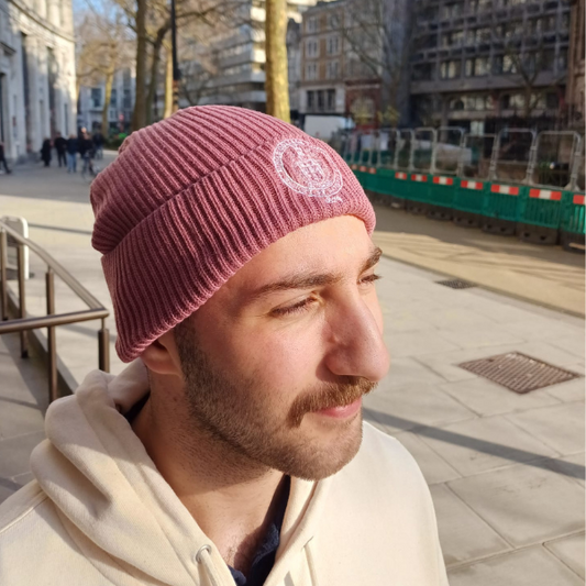 King's College London Beanie in Rose