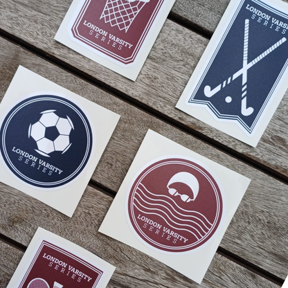 King's College London Varsity Sports Stickers