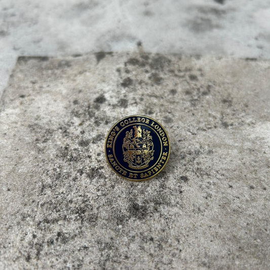 King's College London Limited Edition Pin in Navy and Gold
