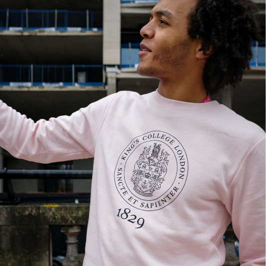 King's College London Sweatshirt in Light Pink