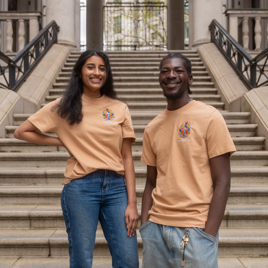 King's College London Sustainable T-shirt in Light Brown