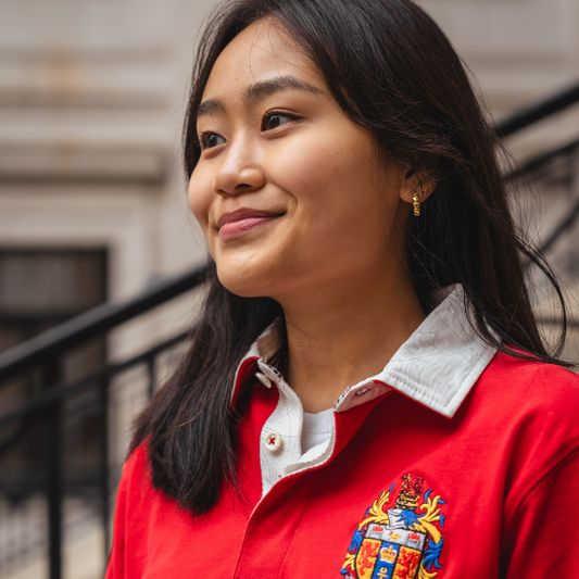 King's College London Rugby Shirt in Red