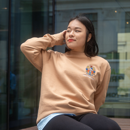Light brown sweatshirt clearance