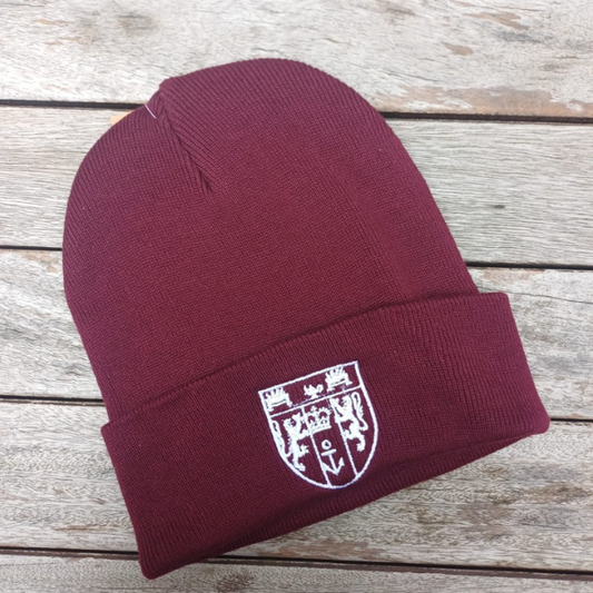 King's College London Beanie in Burg