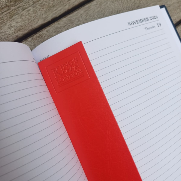 King's College London Bookmark Red