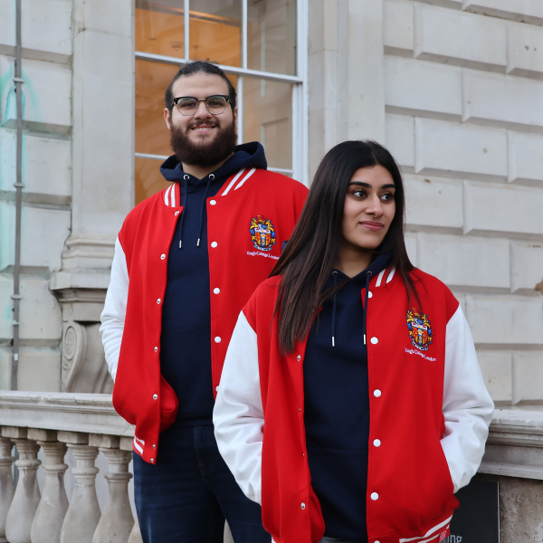 Kings College London Varsity Jacket Red