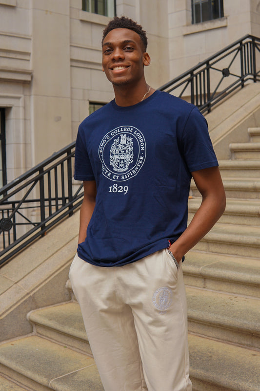 King's College London Sustainable T-shirt in Navy