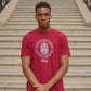 King's College London Sustainable T-shirt in Burgundy