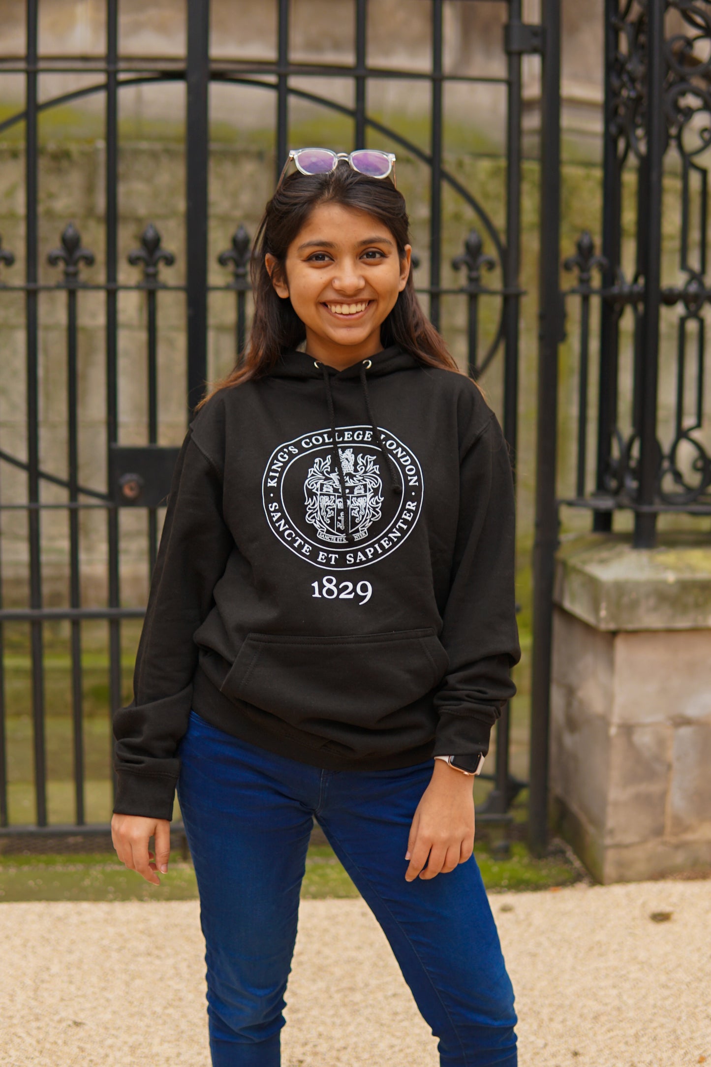 King's College London Everyday Hoodie in Black