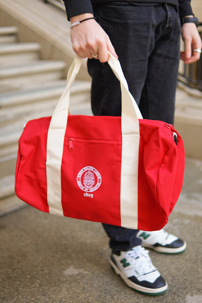 King's College London Barrel Bag-Red